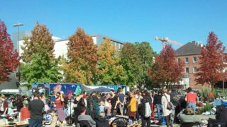 Flohmarkt auf dem Lucie-Flechtmann-Platz