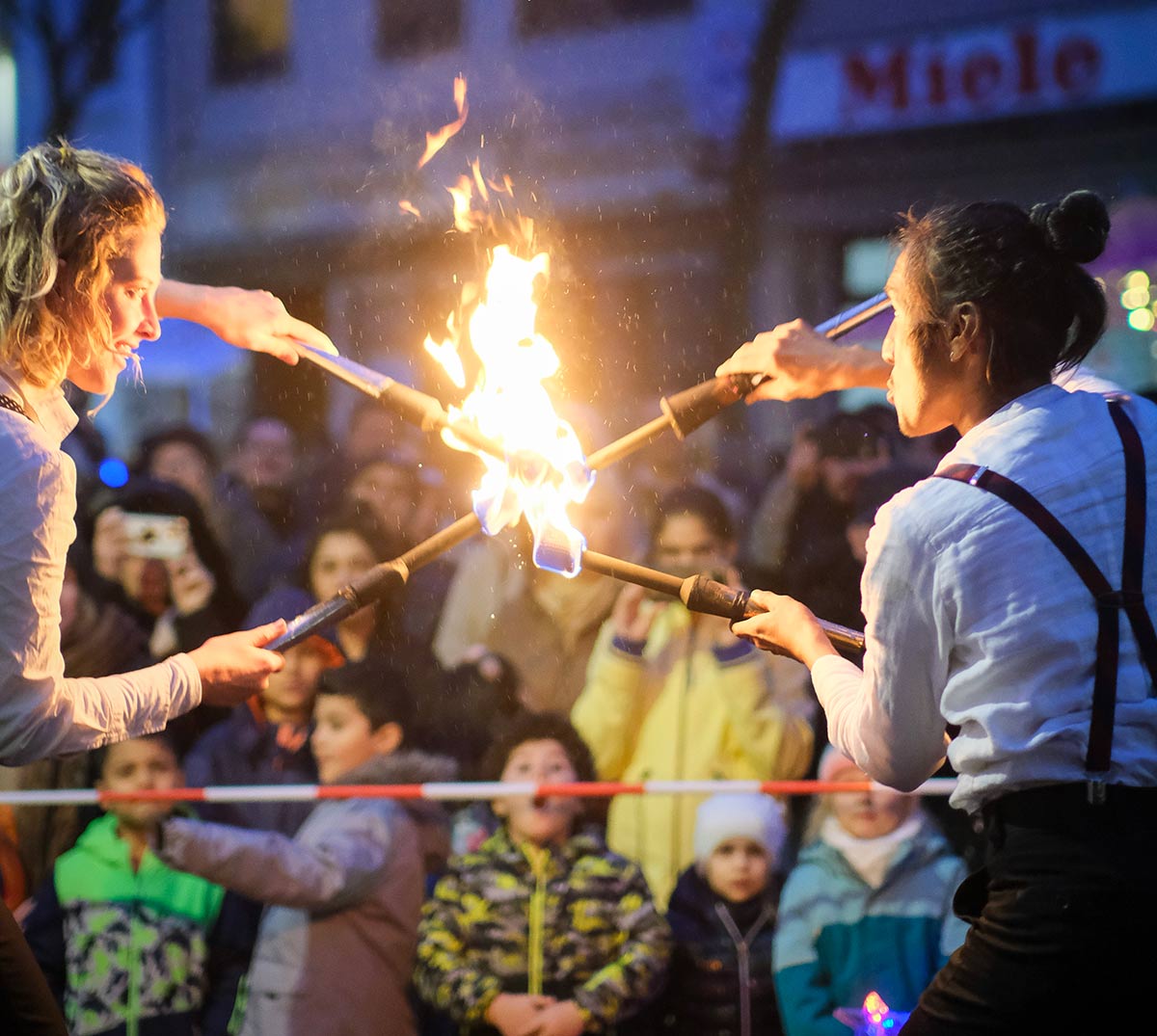 Feuerspuren Feuershow