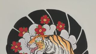 Tattoo-Kunst in Lesum: José Alcántara zeigt Aquarell-Tusche-Werke